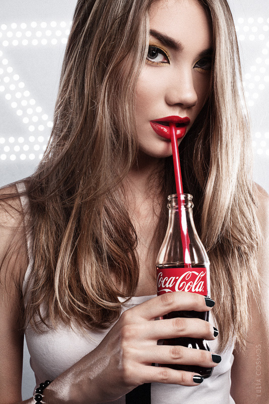 Coca-Cola ad | ad, coca-cola, drink, see through shirt, big eyes
