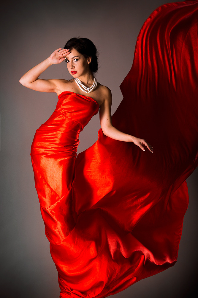 Girl wearing red dress | red dress, fancy pose, photo shoot